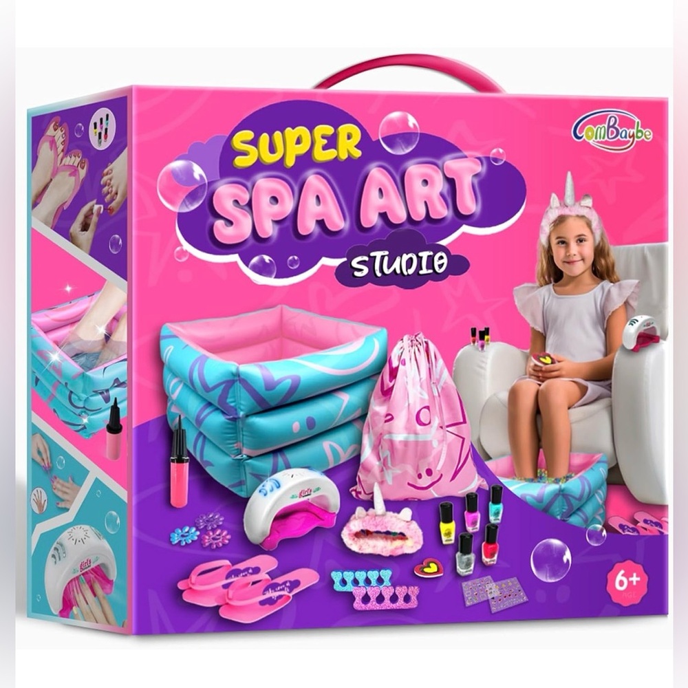 Super Spa Art Studio Spa Day Kit For Girls Brand New Sealed